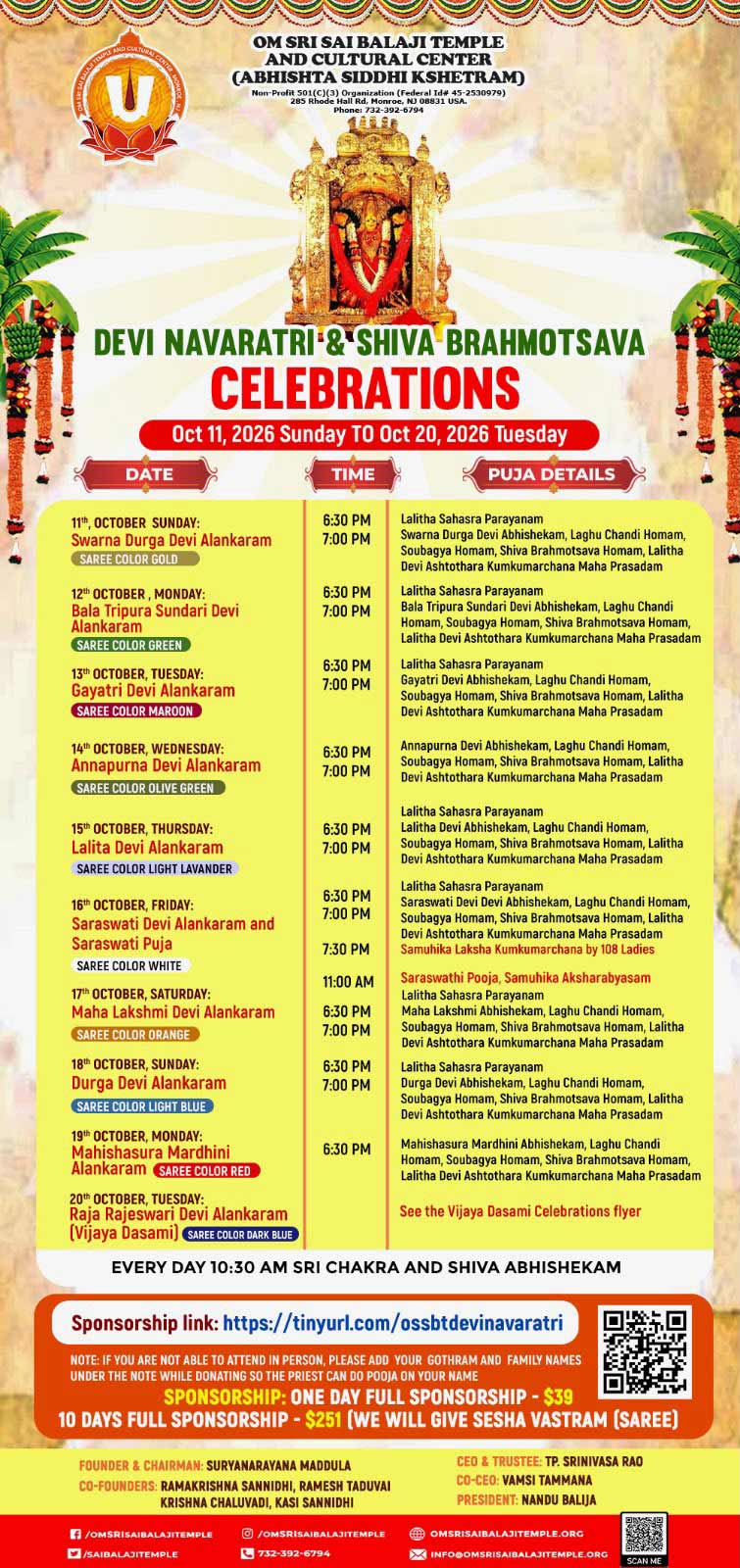 Devi Navaratri Celebrations