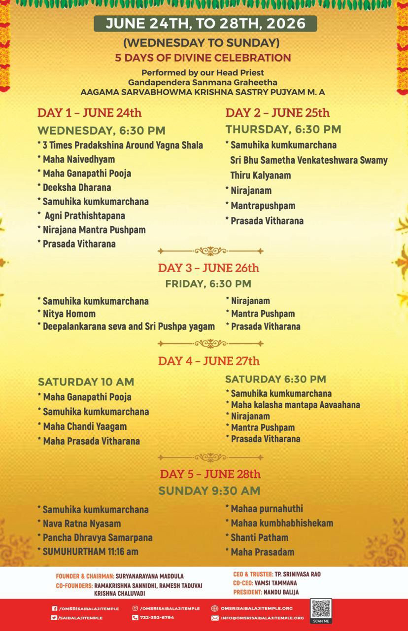 5 Days of Divine Celebration